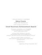 Small Business Achievement Awards