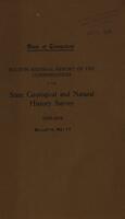 Biennial report of the commissioners of the State Geological and Natural History Survey of Connecticut, 1909-1910