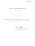 BR 18-023 ACC Modification-Manufacturing Welding Technology-Certificate