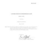 BR 18-045 ECSU Discontinuation-Elementary Ed (non-certification) MS