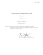 BR 18-104 TRCC Discontinuation-Restaurant Management-Certificate