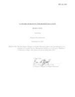 BR 18-109 MXCC Discontinuation-Customer Service Management-Certificate