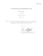 BR 16-057 QVCC Termination Early Childhood Education Certificate
