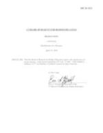 BR 20-025 Modification-Educational Leadership –6th Year Diploma