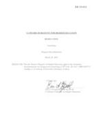 BR 19-014 Discontinuation-Gerontology Certificate