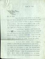 March 16, 1915 Letter to Lindsay Bury. pg.1