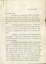 October 1, 1917 Copy of a letter from a cousin, George pg. 1
