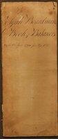 Item 01; Balance Book, 1795-17961