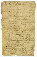 Last Will & Testament of the 2nd Society of Lyme, 1767
