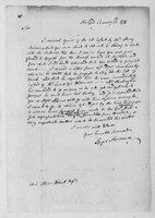 Oliver Wolcott, Sr. Papers: Letters to Oliver Wolcott; transcription of letter from Wolcott to Governor Trumbull, 1778