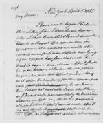 Oliver Wolcott, Sr. Papers: Letters from Oliver Wolcott to his wife, Laura, while in New York and New Haven, 1785