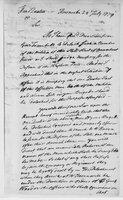 Oliver Wolcott, Sr. Papers: Letters Primarily to Oliver Wolcott, July 24 - 25, 1779