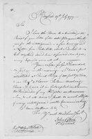 Oliver Wolcott, Sr. Papers: Letters primarily to Wolcott from John Trumbull, Andrew Ward, Samuel Parsons, and John Glover, 1779