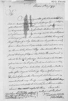 Oliver Wolcott, Sr. Papers: Letters primarily to Wolcott; copy of letter to Andrew Ward; list of payments for espionage, 1779