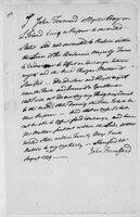 Oliver Wolcott, Sr. Papers: Letters primarily to Wolcott; Wolcott's copies of letters; letter re. John Townsend's parole, 1779
