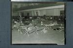 Flood of 1936:  interior of Connecticut State Armory, Hartford