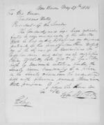 Oliver Wolcott, Sr. Papers: Letter from John. S. Wolcott about portraits of Wolcott, & O. Wolcott, Jr.; Senate Resolution, 1834.