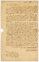 Letter from Ebenezer Punderson to Governor Roger Wolcott, 1751 October 12