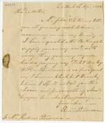 Letter from Ebenezer Punderson to Prudence Punderson (mother), 1812 September 26