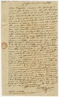 Letter from Timothy Wells Rossiter to Sophia Rossiter Geer, 1809 July 31