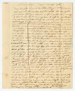 Letter from Timothy Wells Rossiter to Sophia Rossiter Geer, 1826 June 30