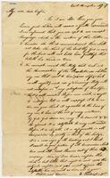 Letter from Ebenezer Punderson to “cousin,” undated