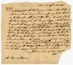 Letter from A. W. to Daniel Phoenix, 1775 November 27
