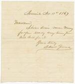 Letter from David Young To “Madam,” 1867 April 11