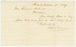 Letter from David Young to Rebecca Holwell, 1867 October 30