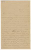 Letter from Lucy Geer to “Cousin,” 1882 October 1