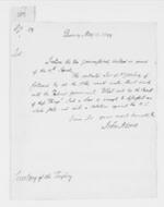 Oliver Wolcott, Jr. Papers: Letters and documents to and from John Adams and William Shaw, 1799 May-December