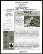 Newsletter: Saint Maron Maronite Catholic Church