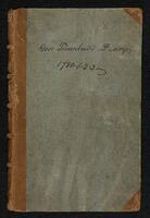 Diary, 1780-1785