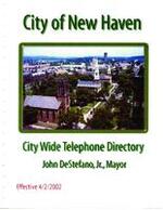 City of New Haven City Wide Telephone Directory Effective 4 2 2002