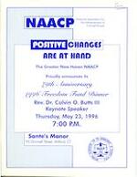 Greater New Haven NAACP 1996 Freedom Fund Dinner 1996