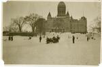 Sledding at the State Capitol