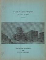 First Annual Report June 1938 - June 1940