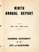 Ninth Annual Report July 1, 1947 - June 30, 1948