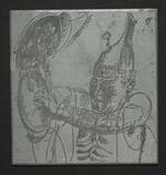 Cymbal Player (printing plate)