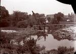 (Pope Park)  Wellington Street bridge construction, Hartford, May 1923