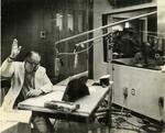 Bob Steele in the radio studio