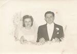 Steven and Anna Belonick on wedding day; November 27 1947