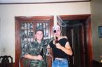 L to R: Mark Hansen (Patrick C. Cassidy�s roommate in the barracks), Patrick C. Cassidy; 1990
