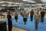 L to R: Patrick C. Cassidy (front left, facing the group); Patrick C. Cassidy�s jujitsu class; Iraq; 2008