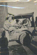 Albert Holmes on left � Korean Base Command - 1946