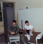 Allen Horila and unknown ; Fort Lewis; 1967