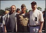 Parris Island, SC; Dan O�Keefe (brother), PFC O�Keefe, John O�Keefe (father); Boot Camp Graduation;4/2002