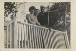 John's Mother, John's Sister Janice, John Thew; Norwalk, CT; 1945
