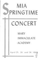 MIA springtime concert Mary Immaculate Academy, [New Britain, Conn.] 1968