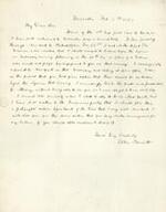 Elihu Burritt, Worcester to Isaac J. Smith, New York, Feb. 8th 1842